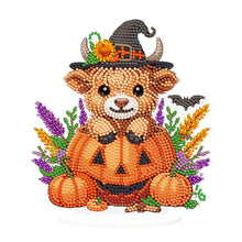 Load image into Gallery viewer, Acrylic Special Shape Halloween Yak Diamond Painting Desktop Ornaments Kits
