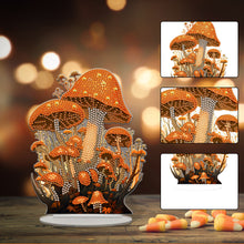 Load image into Gallery viewer, Acrylic Special Shape Halloween Mushroom Diamond Painting Desktop Ornaments Kits
