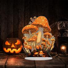Load image into Gallery viewer, Acrylic Special Shape Halloween Mushroom Diamond Painting Desktop Ornaments Kits
