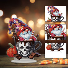 Load image into Gallery viewer, Acrylic Special Shape Halloween Skeleton Goblin Diamond Painting Desktop Decors
