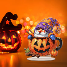 Load image into Gallery viewer, Acrylic Special Shape Halloween Goblin Diamond Painting Desktop Ornaments
