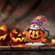 Load image into Gallery viewer, Acrylic Special Shape Halloween Goblin Diamond Painting Desktop Ornaments

