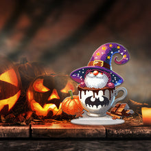 Load image into Gallery viewer, Acrylic Special Shape Halloween Goblin Diamond Painting Desktop Ornaments
