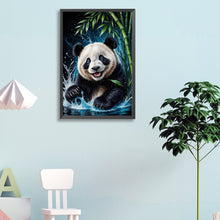 Load image into Gallery viewer, Diamond Painting - Full Round - Bamboo river and panda (40*60CM)
