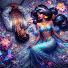 Load image into Gallery viewer, Diamond Painting - Full Round - Disney Princess Jasmine (40*40CM)
