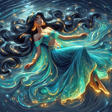 Load image into Gallery viewer, Diamond Painting - Full Round - Disney Princess Jasmine (40*40CM)
