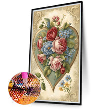 Load image into Gallery viewer, Diamond Painting - Full Round - Flower Heart Poster (40*70CM)
