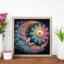 Load image into Gallery viewer, Diamond Painting - Partial Special Shaped - Star and moon fairy (30*30CM)
