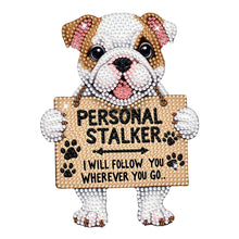 Load image into Gallery viewer, Acrylic Shaking Head Pug Diamond Painting Desktop Ornaments for Home Decor
