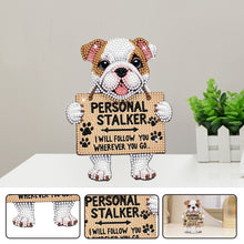 Load image into Gallery viewer, Acrylic Shaking Head Pug Diamond Painting Desktop Ornaments for Home Decor
