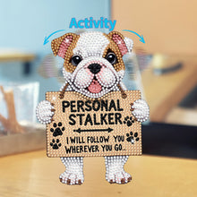 Load image into Gallery viewer, Acrylic Shaking Head Pug Diamond Painting Desktop Ornaments for Home Decor
