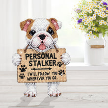 Load image into Gallery viewer, Acrylic Shaking Head Pug Diamond Painting Desktop Ornaments for Home Decor
