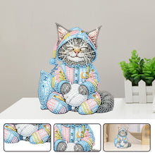 Load image into Gallery viewer, Acrylic Shaking Head Sleeping Cat DIY Diamond Painting Desktop Ornaments
