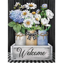 Load image into Gallery viewer, 6pcs Round Diamond Painting Set - Vase (30*40CM)
