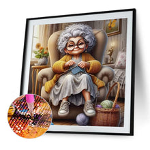 Load image into Gallery viewer, Diamond Painting - Full Round - Warm Grandma (40*40CM)
