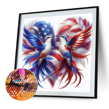 Load image into Gallery viewer, Diamond Painting - Full Round - American Flag Peace Bird (40*40CM)
