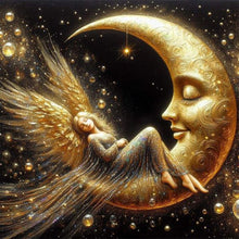 Load image into Gallery viewer, Diamond Painting - Full Round - Moonlight goddess (30*30CM)
