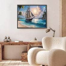 Load image into Gallery viewer, AB Diamond Painting - Full Round - Sailboat (50*40CM)
