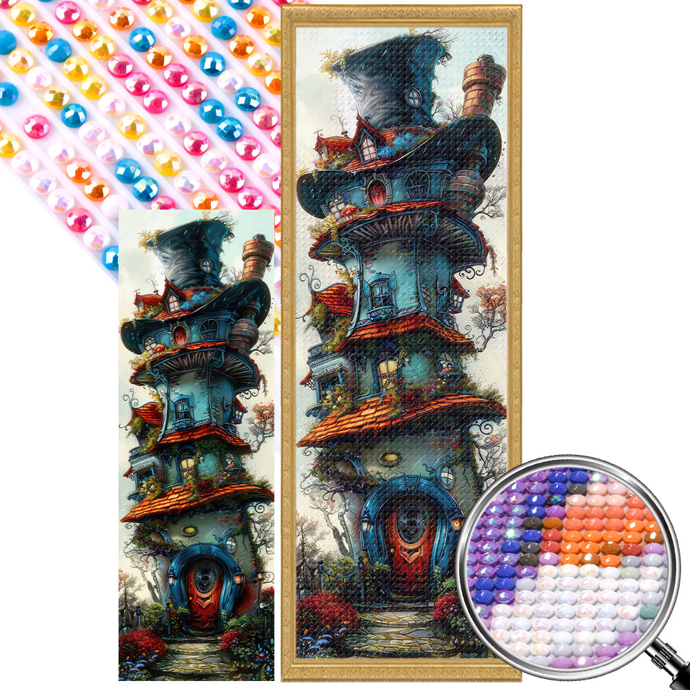 AB Diamond Painting - Full Round - Garden Tower (30*90CM)