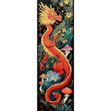 Load image into Gallery viewer, AB Diamond Painting - Full Round - Red Dragon in the Flowers (30*90CM)
