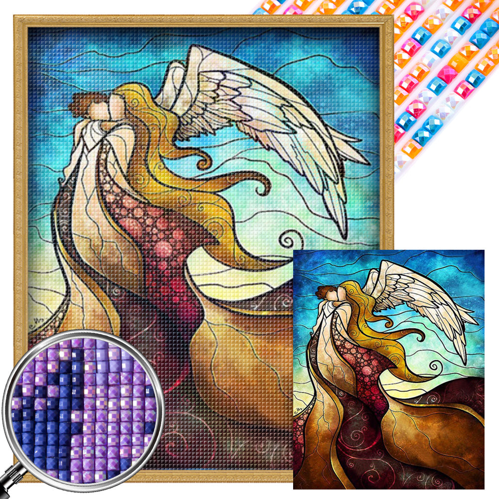 AB Diamond Painting - Full Square - Angel (40*50CM)