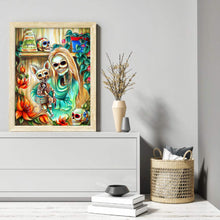 Load image into Gallery viewer, Diamond Painting - Full Round - Halloween Ghost Makeup (40*50CM)
