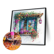 Load image into Gallery viewer, Diamond Painting - Full Round - Warm Flower Window (40*40CM)
