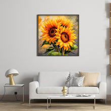 Load image into Gallery viewer, Diamond Painting - Full Round - Sunflower (40*40CM)
