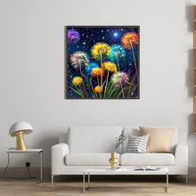 Load image into Gallery viewer, Diamond Painting - Full Round - Dandelion at Night (40*40CM)
