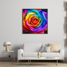 Load image into Gallery viewer, Diamond Painting - Full Round - Colorful Rose (40*40CM)
