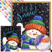 Load image into Gallery viewer, AB Diamond Painting - Full Round - Snow boy (40*50CM)
