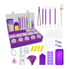 Load image into Gallery viewer, 97/112Pcs Diamond Painting Tool Kit 5D Diamond Painting Drill Pen for Art Crafts
