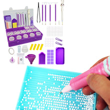 Load image into Gallery viewer, 97/112Pcs Diamond Painting Tool Kit 5D Diamond Painting Drill Pen for Art Crafts
