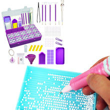 Load image into Gallery viewer, 97/112Pcs Diamond Painting Tool Kit 5D Diamond Painting Drill Pen for Art Crafts
