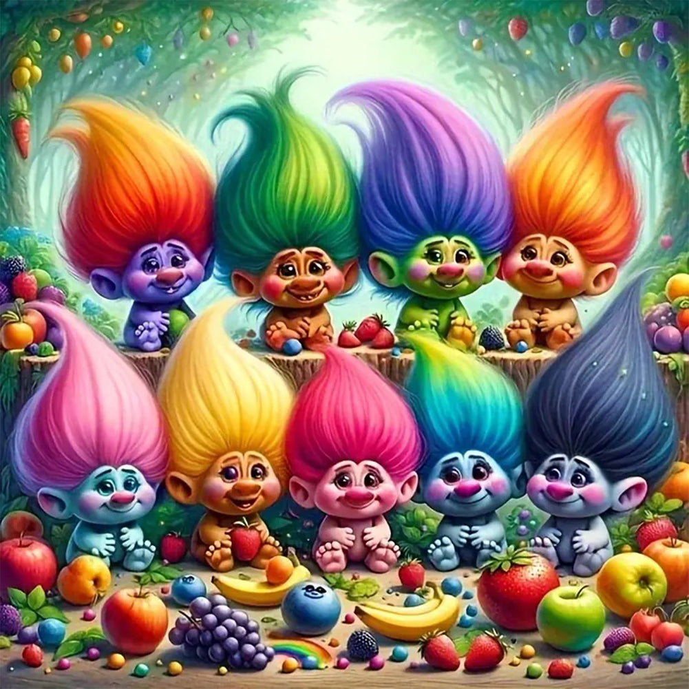 Diamond Painting - Full Round - Troll (40*40CM)
