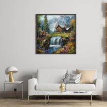 Load image into Gallery viewer, Diamond Painting - Full Round - Landscape with waterfall (50*50CM)
