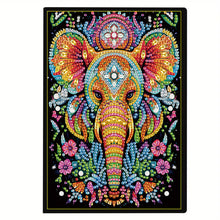 Load image into Gallery viewer, 5D Diamond Painting Notebook DIY Diamond Art Dairy Book Kits (Elephant)
