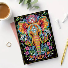 Load image into Gallery viewer, 5D Diamond Painting Notebook DIY Diamond Art Dairy Book Kits (Elephant)
