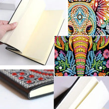 Load image into Gallery viewer, 5D Diamond Painting Notebook DIY Diamond Art Dairy Book Kits (Elephant)
