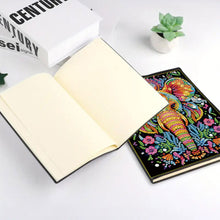 Load image into Gallery viewer, 5D Diamond Painting Notebook DIY Diamond Art Dairy Book Kits (Elephant)
