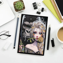 Load image into Gallery viewer, 5D Diamond Painting Notebook DIY Diamond Art Dairy Book (Chimpanzee And Elsa)
