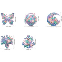 Load image into Gallery viewer, 5Pcs Acrylic Special Shape Anchor Fridge Stickers Diamond Painting Fridge Magnet
