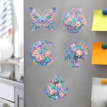 Load image into Gallery viewer, 5Pcs Acrylic Special Shape Anchor Fridge Stickers Diamond Painting Fridge Magnet
