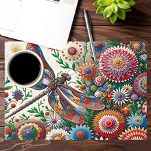 Load image into Gallery viewer, Dragonfly Diamond Painting Placemats Heat Resistant Table Mat for Beginners
