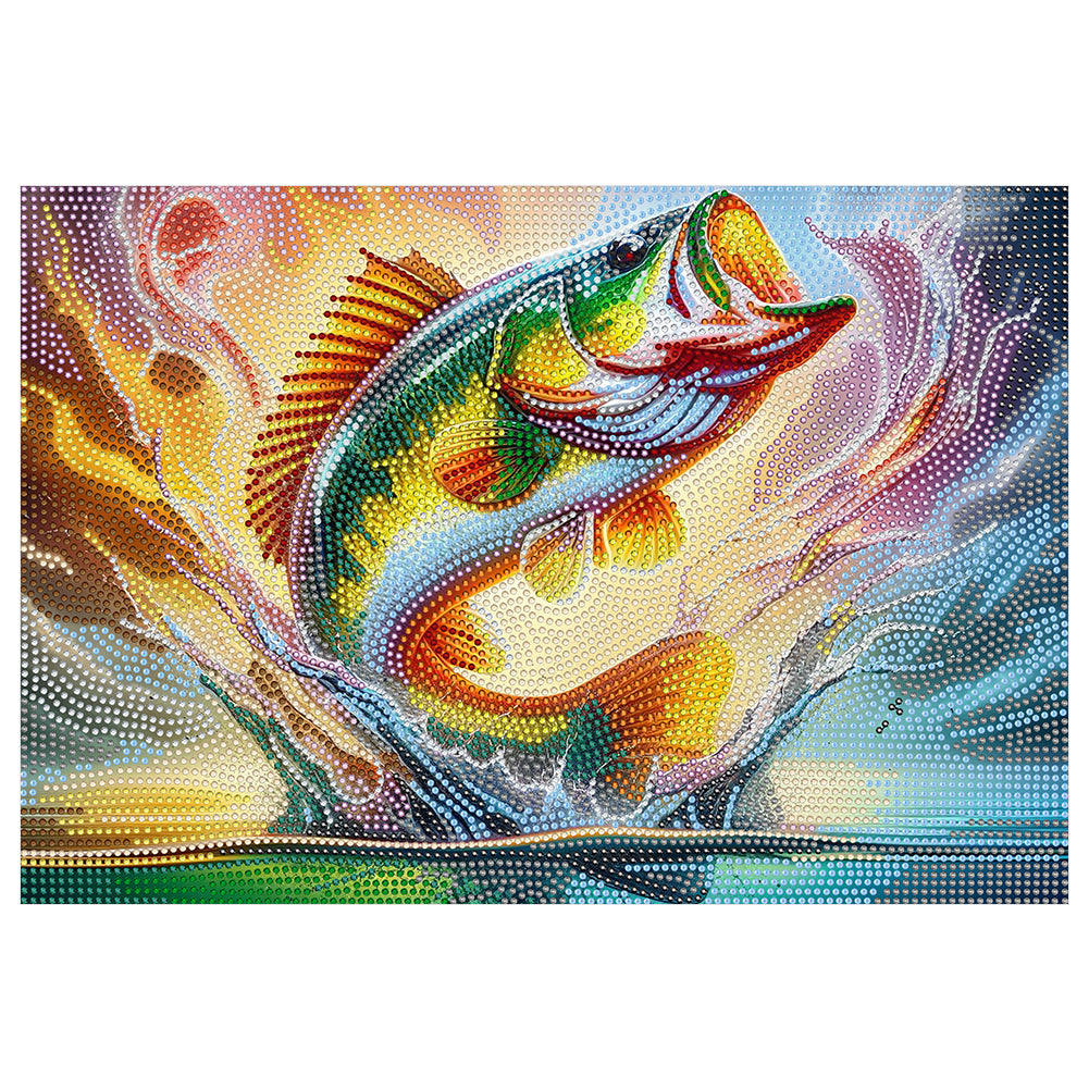 Fish Diamond Painting Placemats Heat Resistant Table Mat for Beginners