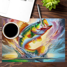 Load image into Gallery viewer, Fish Diamond Painting Placemats Heat Resistant Table Mat for Beginners
