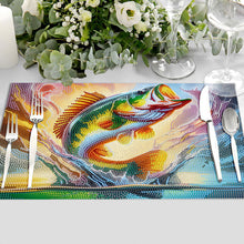 Load image into Gallery viewer, Fish Diamond Painting Placemats Heat Resistant Table Mat for Beginners
