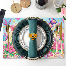 Load image into Gallery viewer, Kitten Diamond Painting Placemats Heat Resistant Table Mat for Beginners
