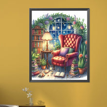 Load image into Gallery viewer, Diamond Painting - Full Square - Study room (40*50CM)
