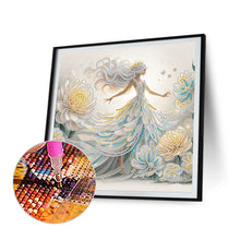 Load image into Gallery viewer, Diamond Painting - Partial Crystal - Crystal Princess yellow (30*30CM)
